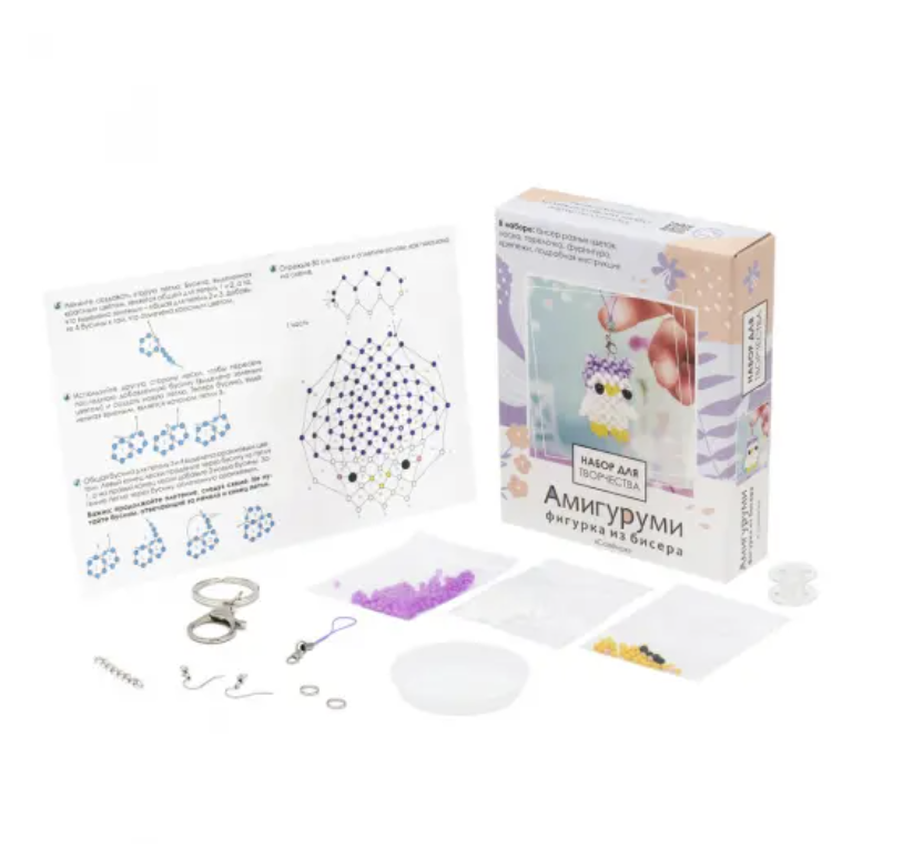 Амигуруми из бисера. Сова