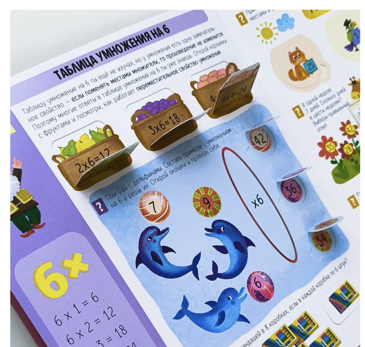 Таблица умножения. Книжка с окошками