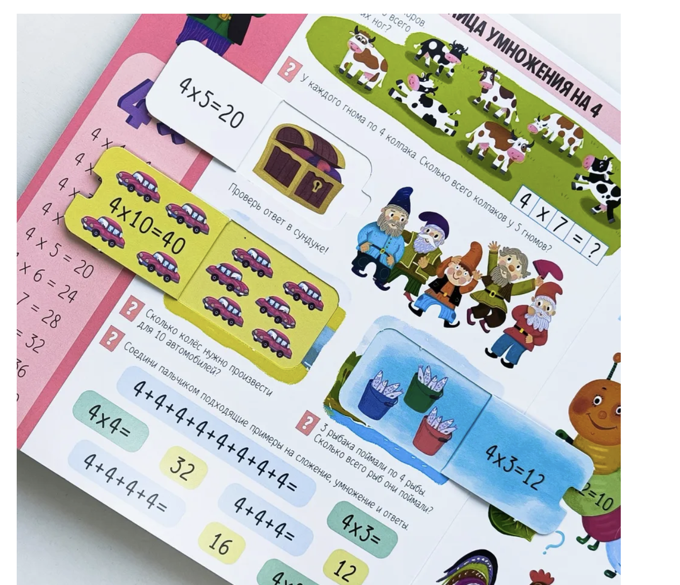 Таблица умножения. Книжка с окошками