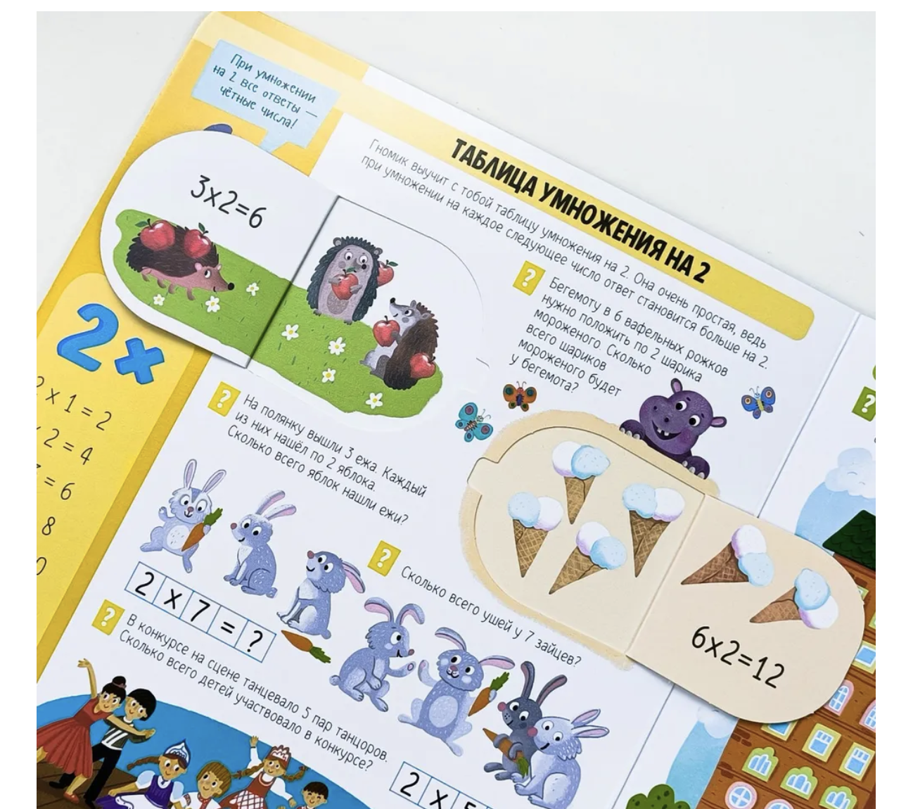 Таблица умножения. Книжка с окошками