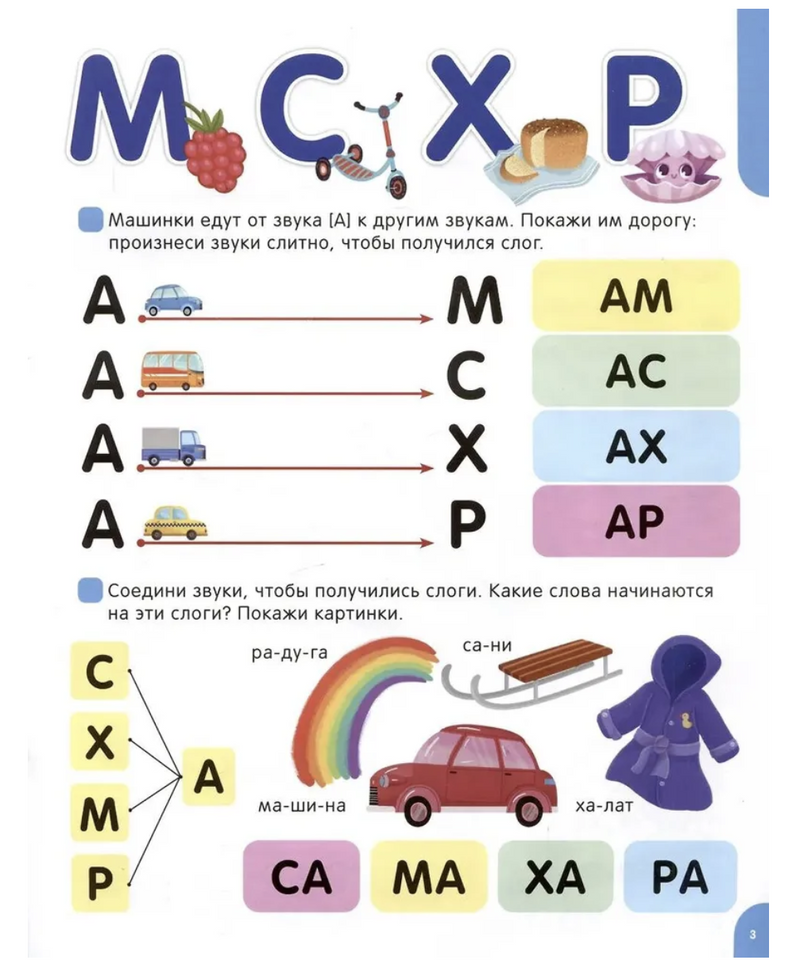 Я читаю по слогам. Учимся читать слоги