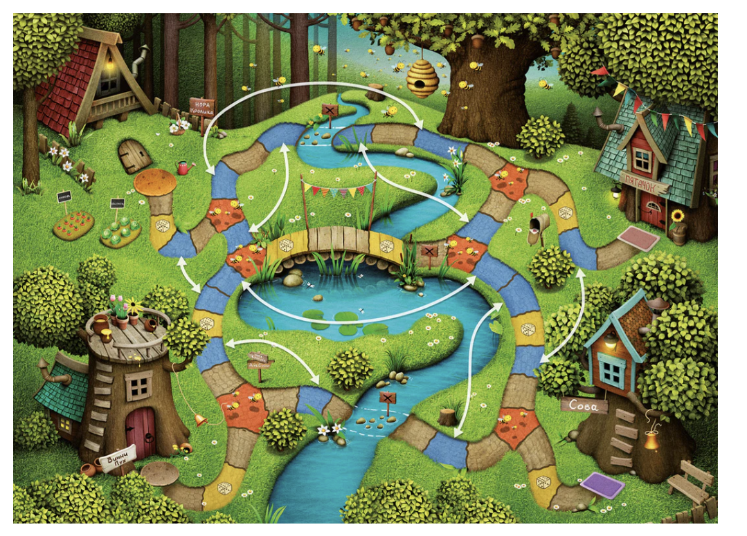 Винни Пух и друзья. Настольная игра