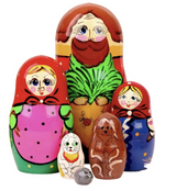 Матрёшка Репка, 6 кукол