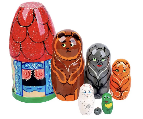 Матрёшка Теремок, 7 кукол