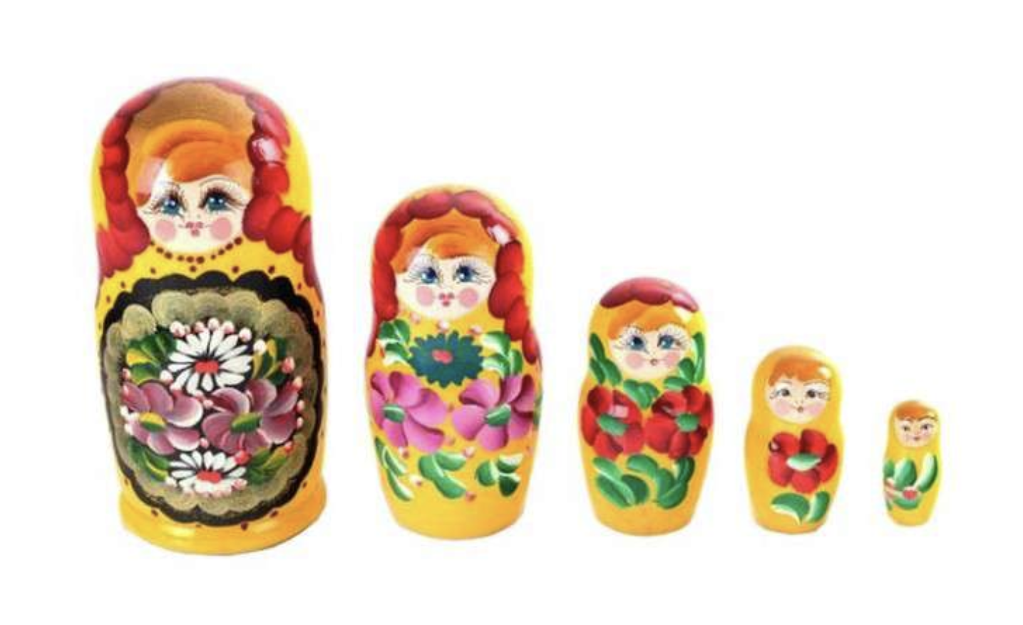 Матрёшка, 5 шт.