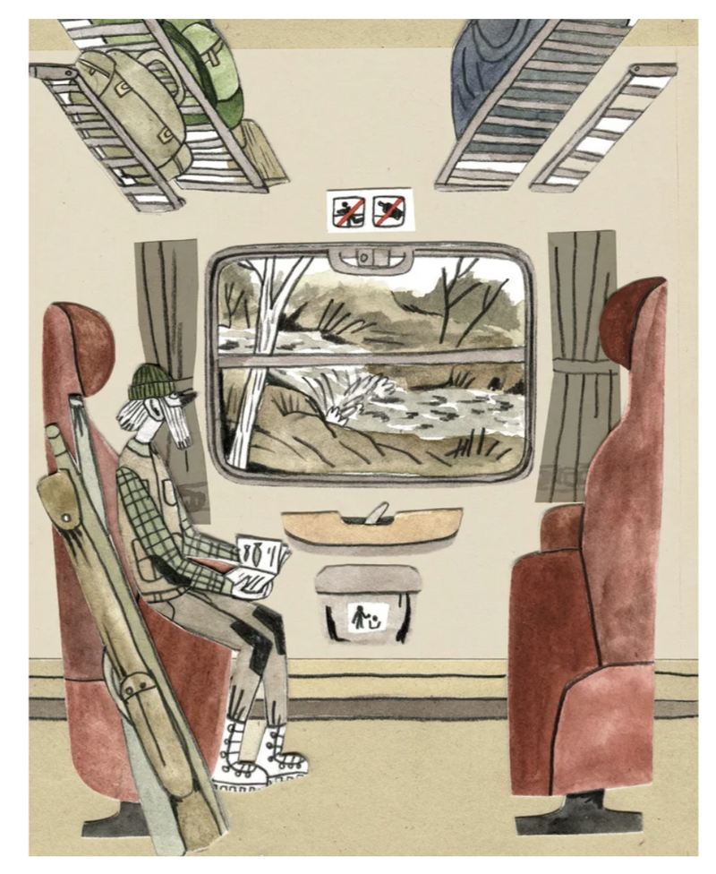 Руфус на рыбалке. Доленски Давид