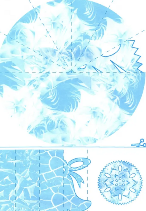 Пушистые снежинки. Вырезаем из бумаги