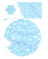 Ажурные снежинки. Вырезаем из бумаги