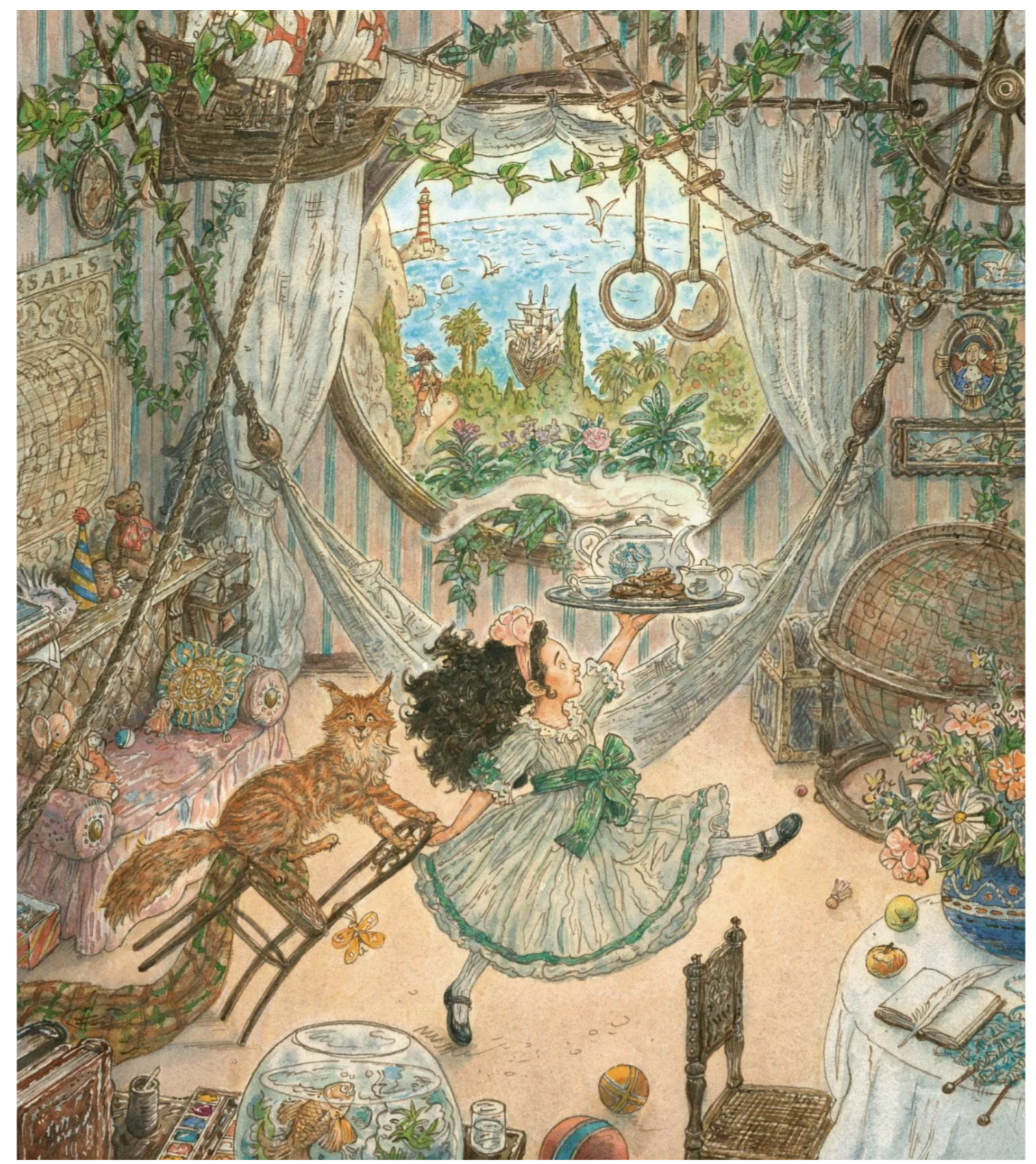 Дед-пират и внучкин клад (иллюстратор Антон Ломаев)