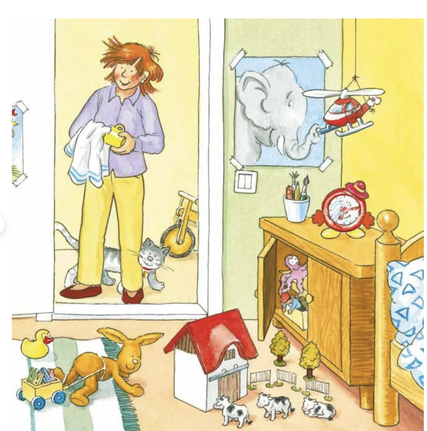 Якоб и мокрые штанишки. Якоб - лучший друг Конни. Картонная книга. Гримм Сандра