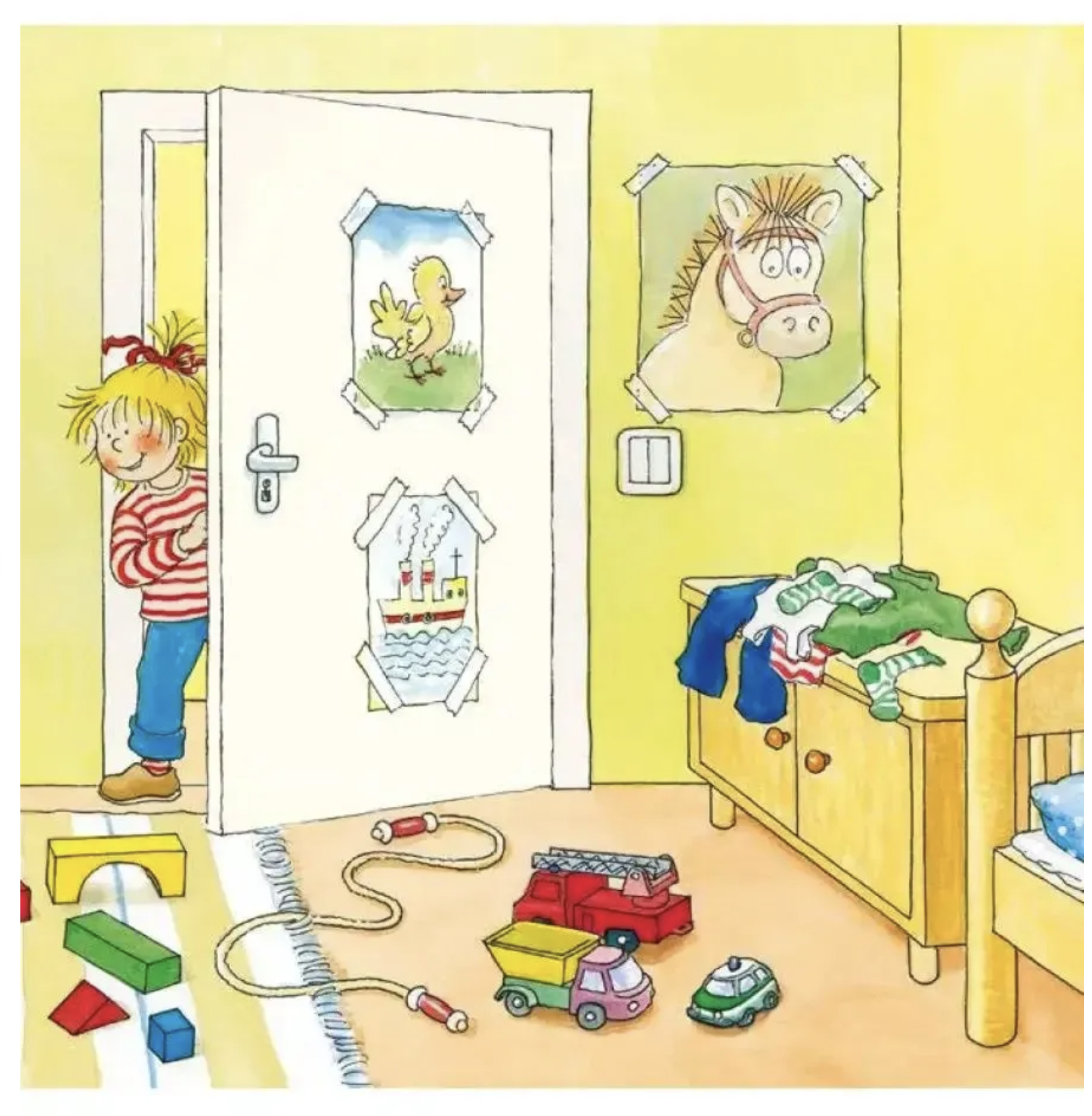 Якобу соска больше не нужна. Якоб - лучший друг Конни. Картонная книга. Неле Бансер