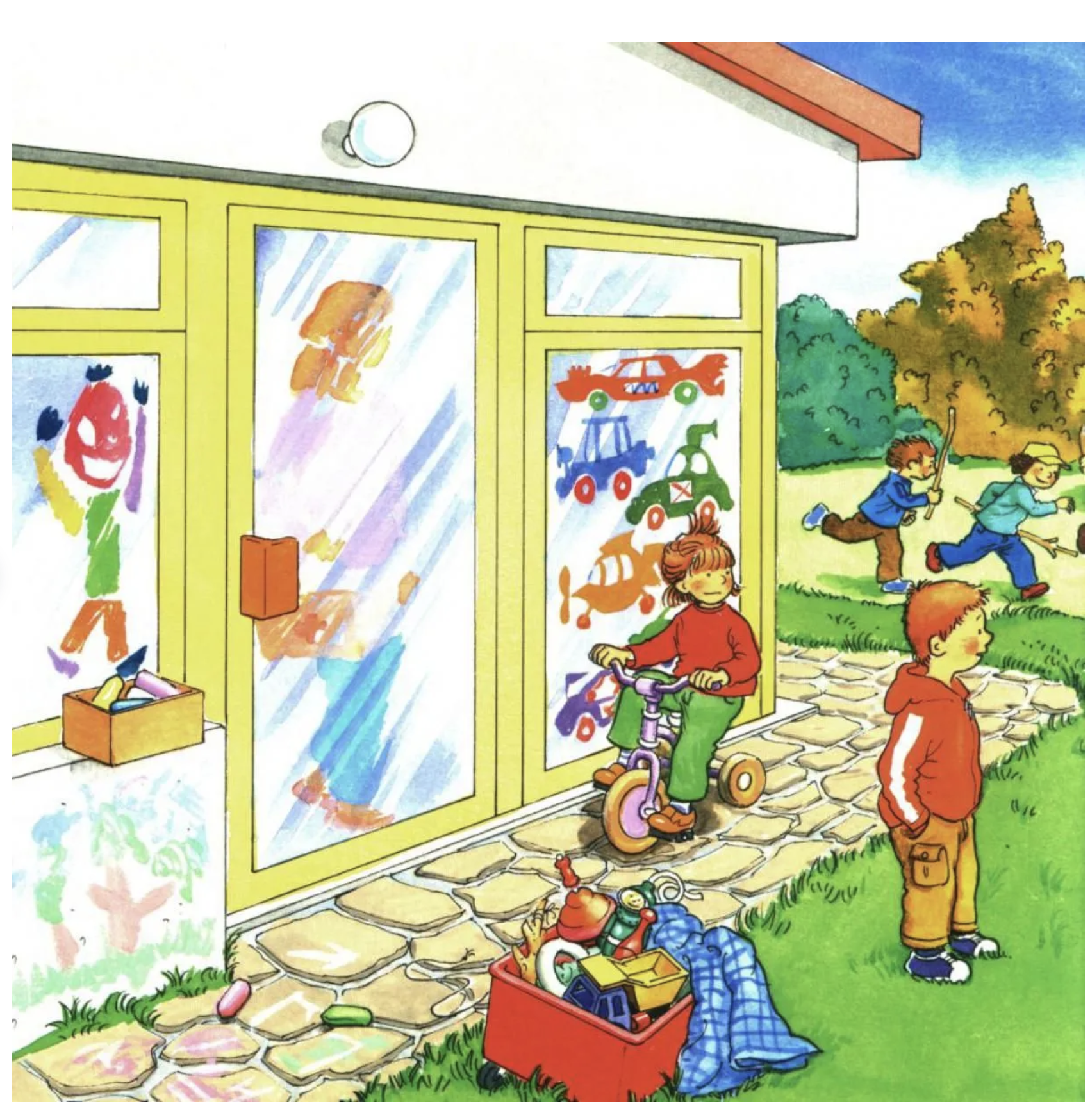 Якоб поранился. Якоб - лучший друг Конни. Гримм Сандра