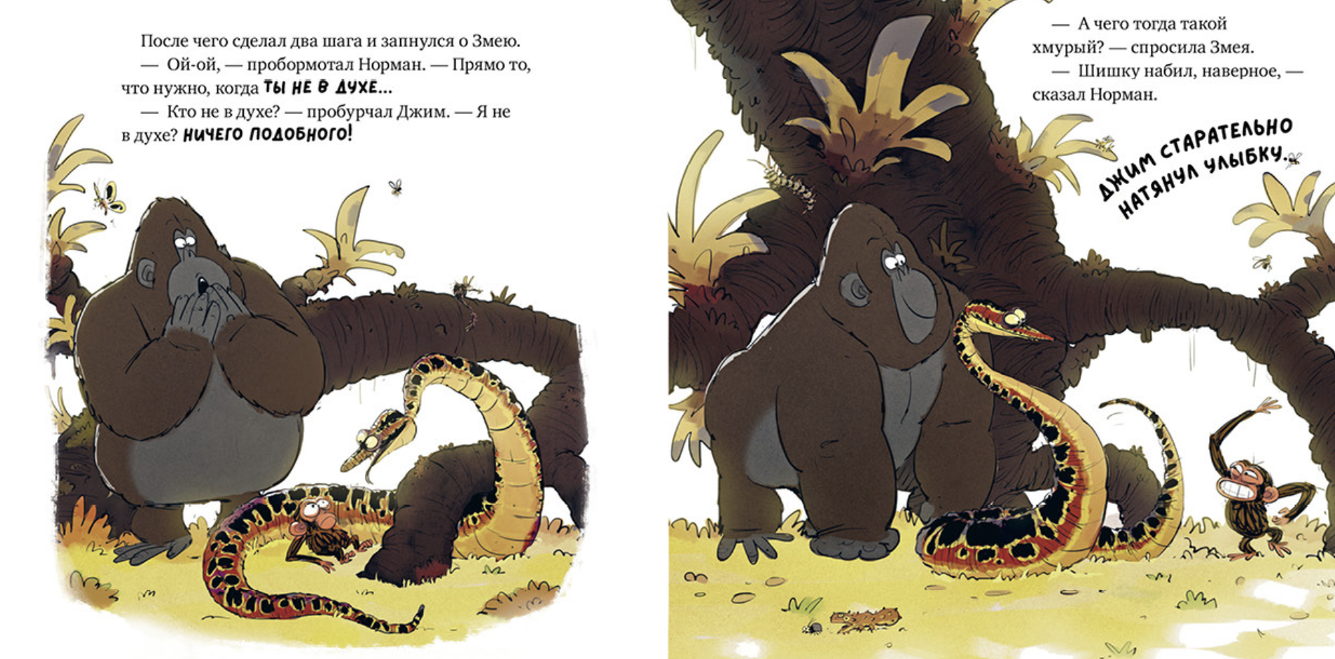 Обезьянка-ворчун (мягкая обложка). Лэнг С.