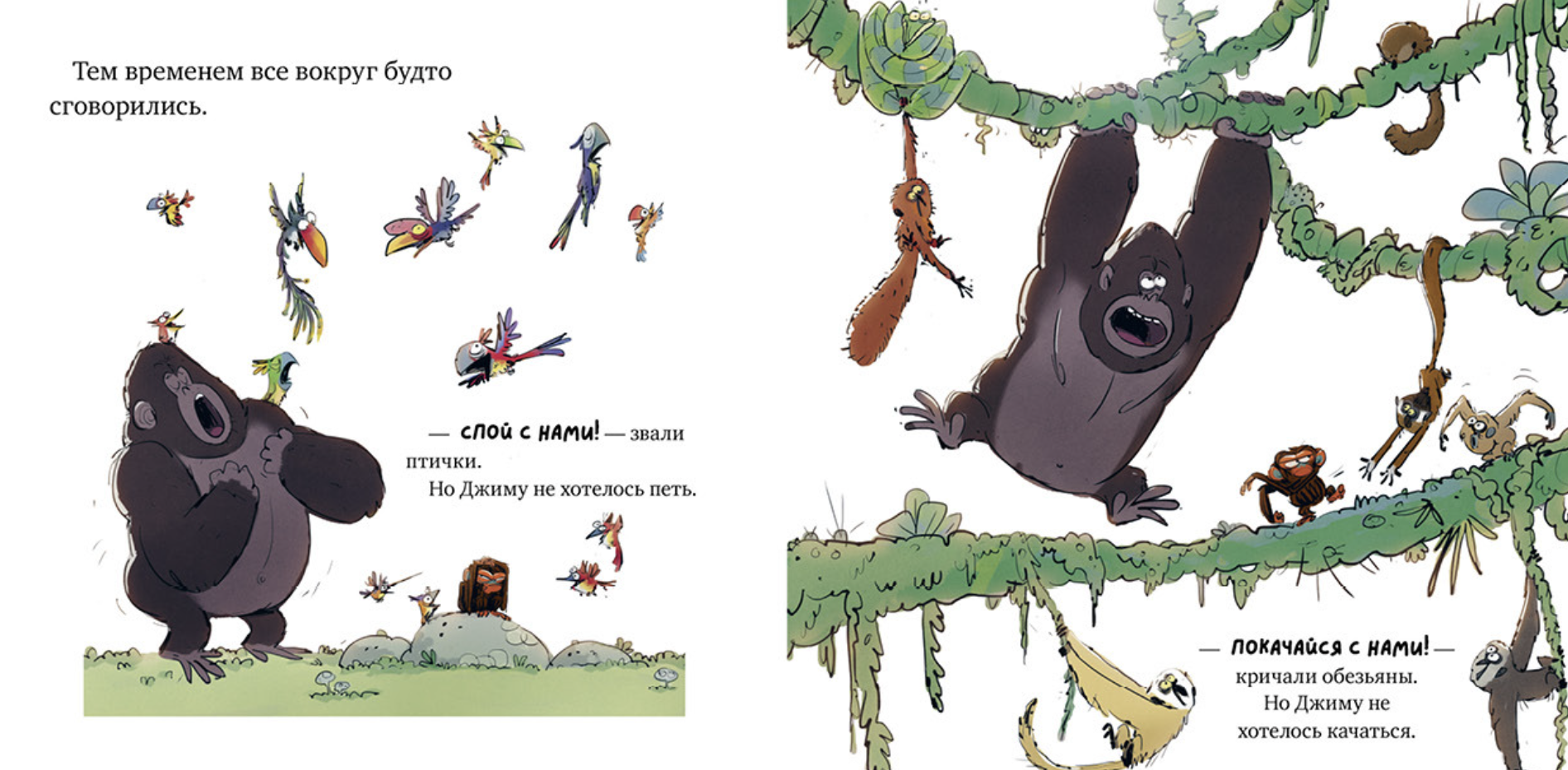 Обезьянка-ворчун (мягкая обложка). Лэнг С.