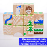 Кубики "Занимательные буквы" (42 штуки)
