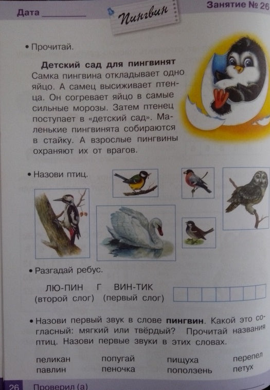 Занимаемся на каникулах. Перед 1 классом. Никитина Е.