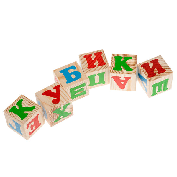 Кубики "Алфавит" (русский, 12 штук)