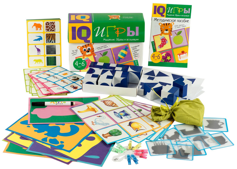 Сундучок с  IQ играми. Мышление. Образы и ассоциации. 4-6 лет