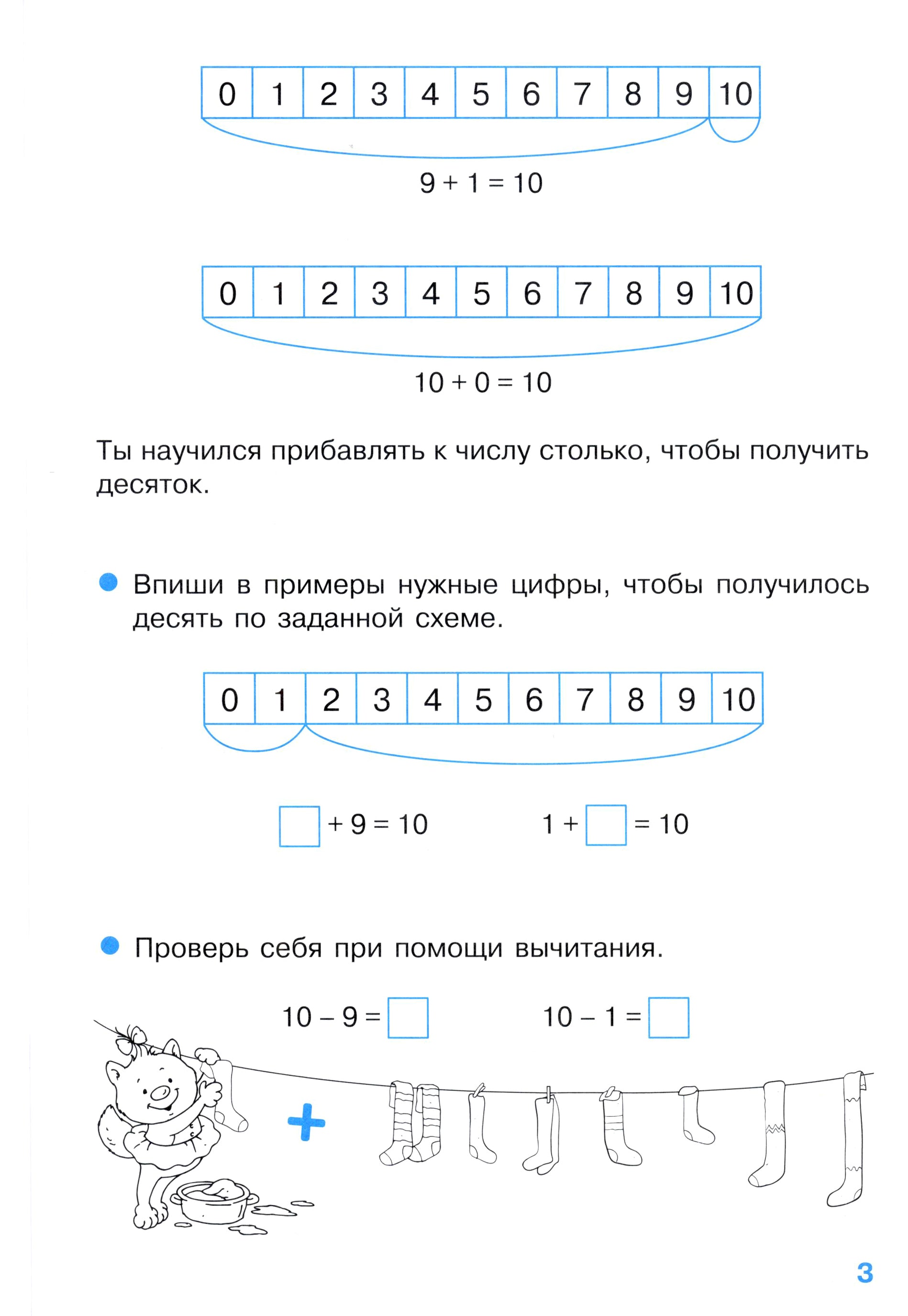 Тренажер. Решаем примеры с переходом через десяток. Для начальной школы
