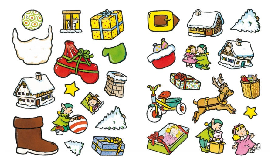 Дед Мороз (с наклейками). Раннее развитие малыша. Тарусина Е. И.