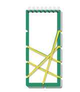 Игры со шнурком. Учимся различать цвета и формы