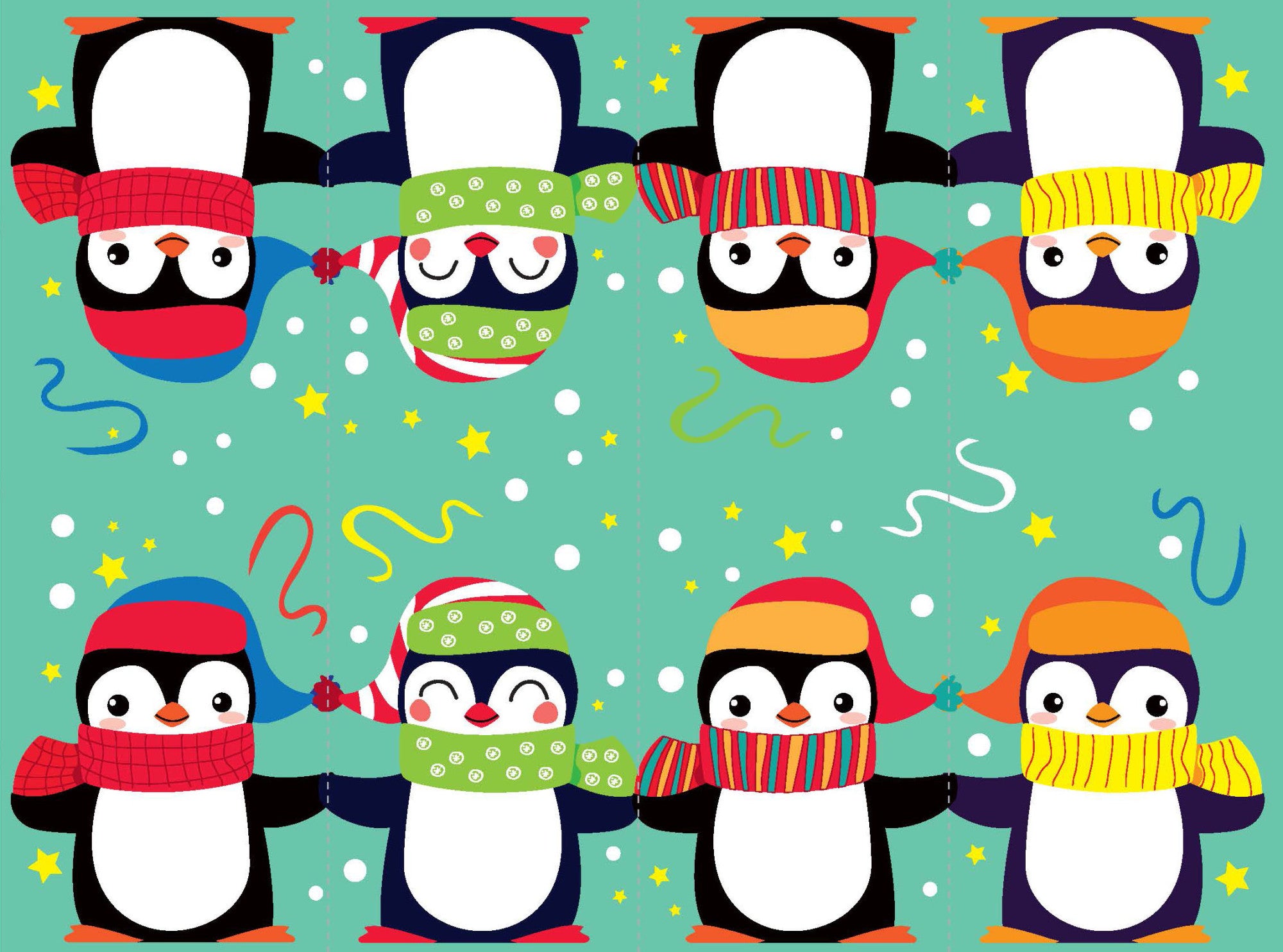 Новогодние гирлянды. С новым годом! Новогодние флажки. Выпуск 2