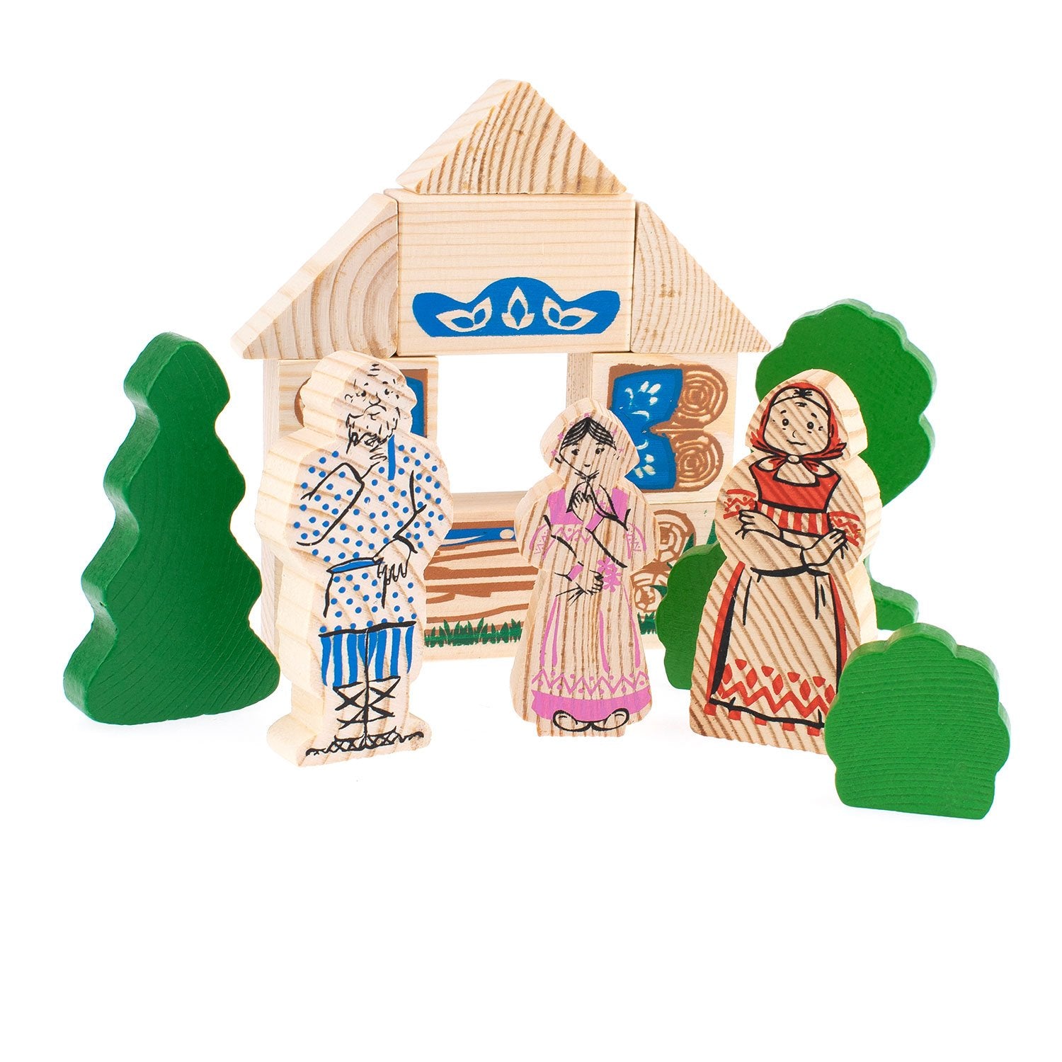 Конструктор "Аленушкины сказки - Маша и Медведь, Смоляной бычок, Алёнушка и бычок"