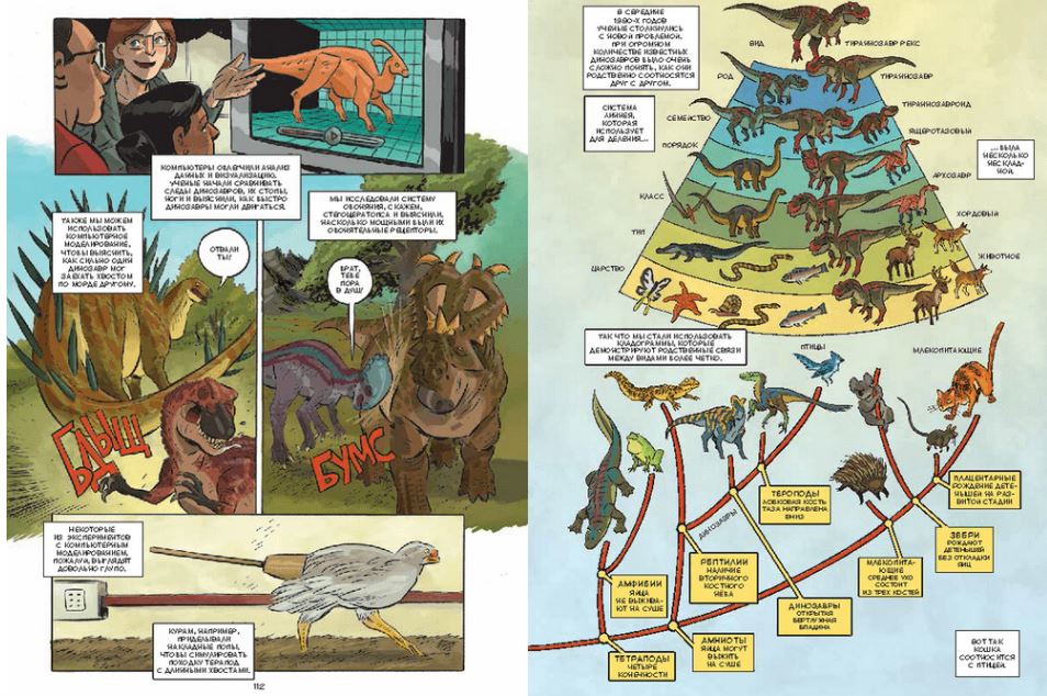 Динозавры. Научный комикс. Эм-Кей Рид и Джо Флуд