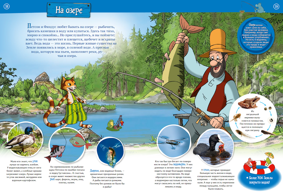 Петсон и Финдус на природе. Свен Нурдквист, Штеффи Корда