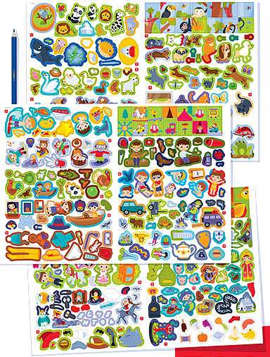 100 многоразовых наклеек «Едем в отпуск»