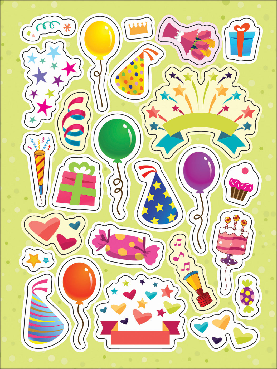 Праздничные стикеры. Сто лучших стикеров.