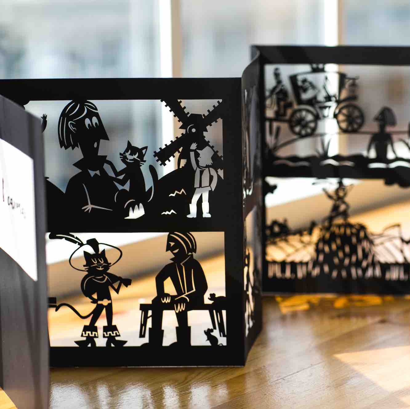 Подарочный набор театр теней Кот в сапогах. Перро Шарль