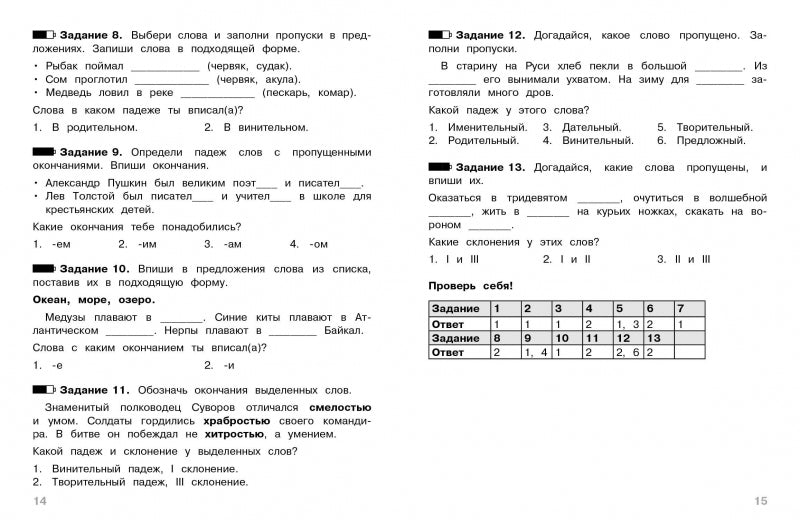 Тесты. 4 класс. Русский язык. Где прячутся ошибки?