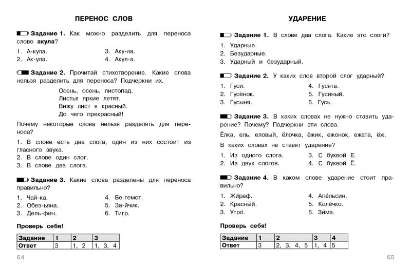 Тесты. 3 класс. Русский язык. Где прячутся ошибки?